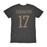 alejandro garnacho argentina national team 1863fc player vintage tri-blend t-shirt – black Collection – England Football Jerseys and Shirts