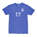 alejandro garnacho argentina national team 1863fc player vintage tri-blend t-shirt – blue Collection – England Football Jerseys and Shirts