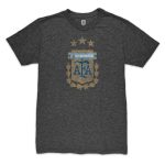 alexis mac allister argentina national team 1863fc player retro tri-blend t-shirt – heather black Collection – England Football Jerseys and Shirts