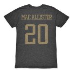 alexis mac allister argentina national team 1863fc player retro tri-blend t-shirt – heather black Collection – England Football Jerseys and Shirts