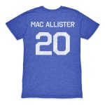 alexis mac allister argentina national team 1863fc retro name amp number tri-blend t-shirt – blue Collection – England Football Jerseys and Shirts