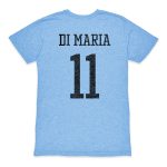 angel di maria argentina national team 1863fc retro player tri-blend t-shirt – light blue Collection – England Football Jerseys and Shirts