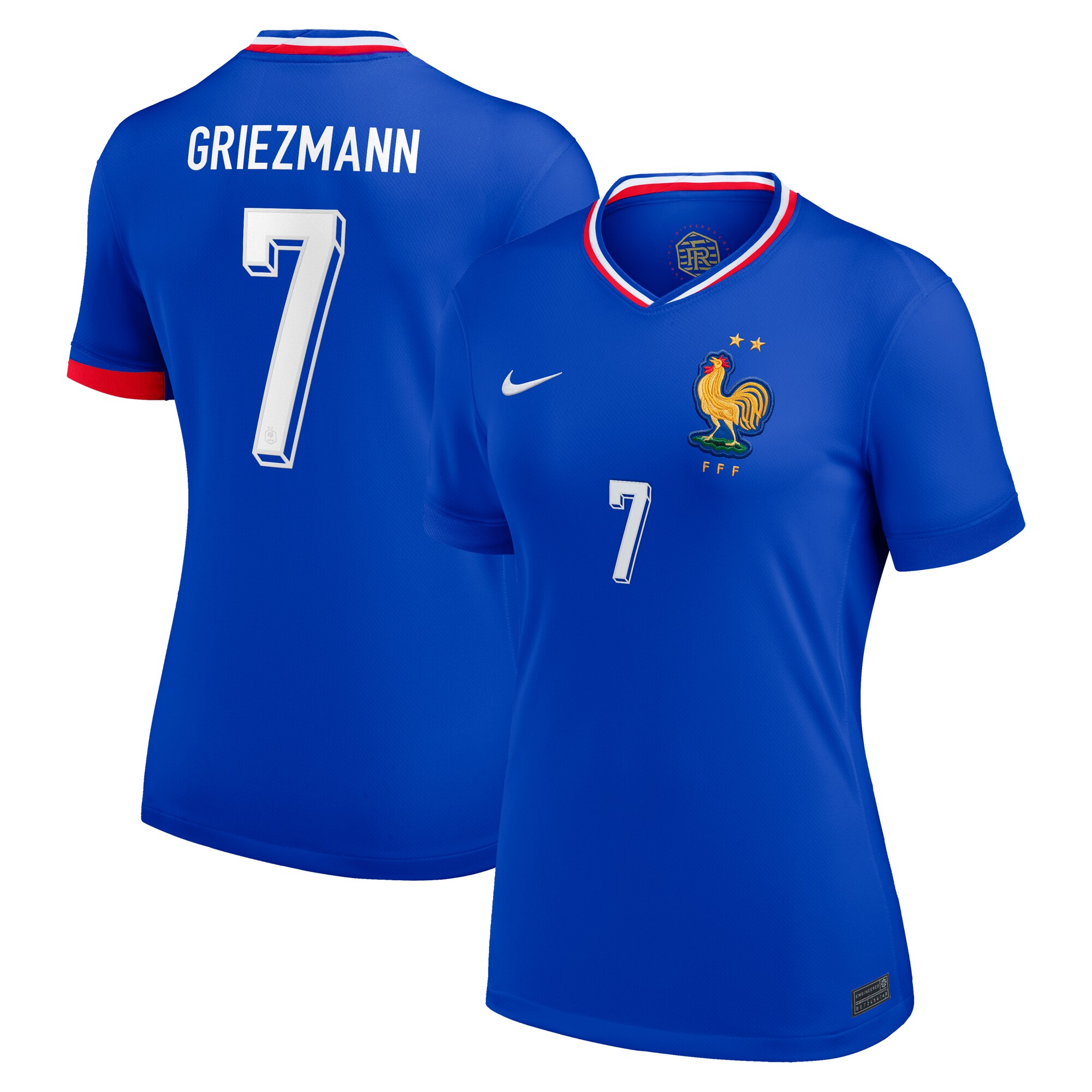 antoine griezmann france national team nike women8217s 2024 home replica jersey – blue Collection – England Football Jerseys and Shirts