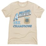 argentina national team 1863fc 16-time copa america champions t-shirt – cream Collection – England Football Jerseys and Shirts