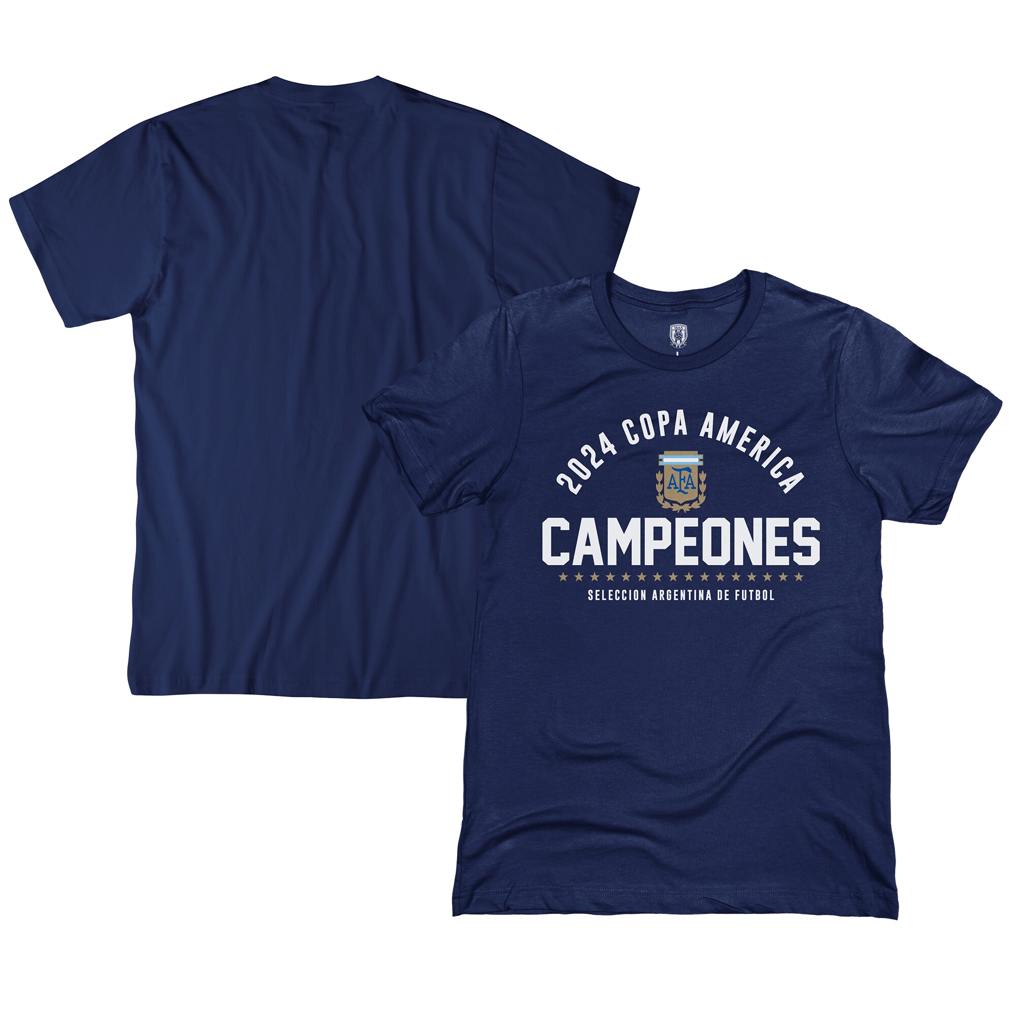 argentina national team 1863fc 2024 copa america champions t-shirt – navy Collection – England Football Jerseys and Shirts