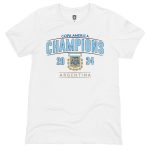 argentina national team 1863fc 2024 copa america champions t-shirt – white Collection – England Football Jerseys and Shirts