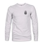 argentina national team 1863fc back team arch long sleeve t-shirt – gray Collection – England Football Jerseys and Shirts