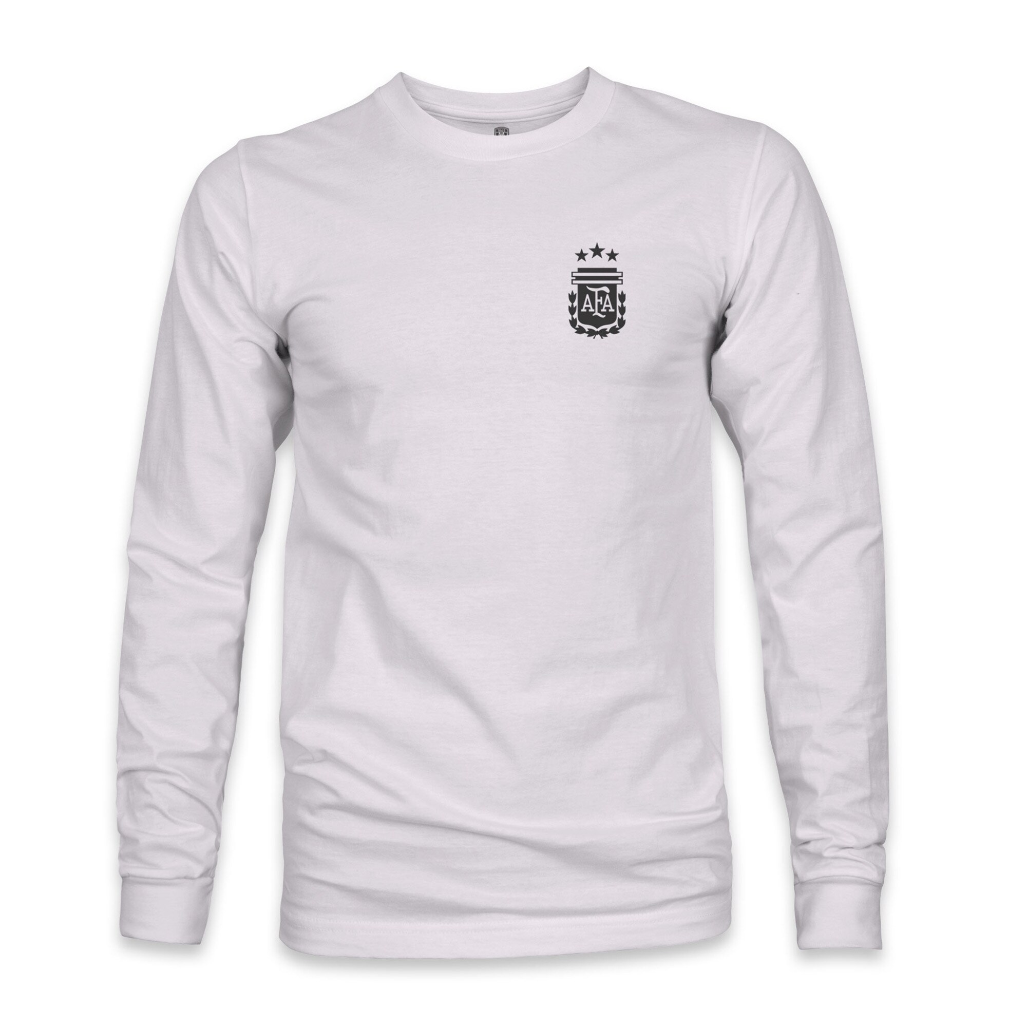 argentina national team 1863fc back team arch long sleeve t-shirt – gray Collection – England Football Jerseys and Shirts