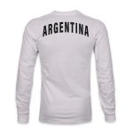 argentina national team 1863fc back team arch long sleeve t-shirt – gray Collection – England Football Jerseys and Shirts