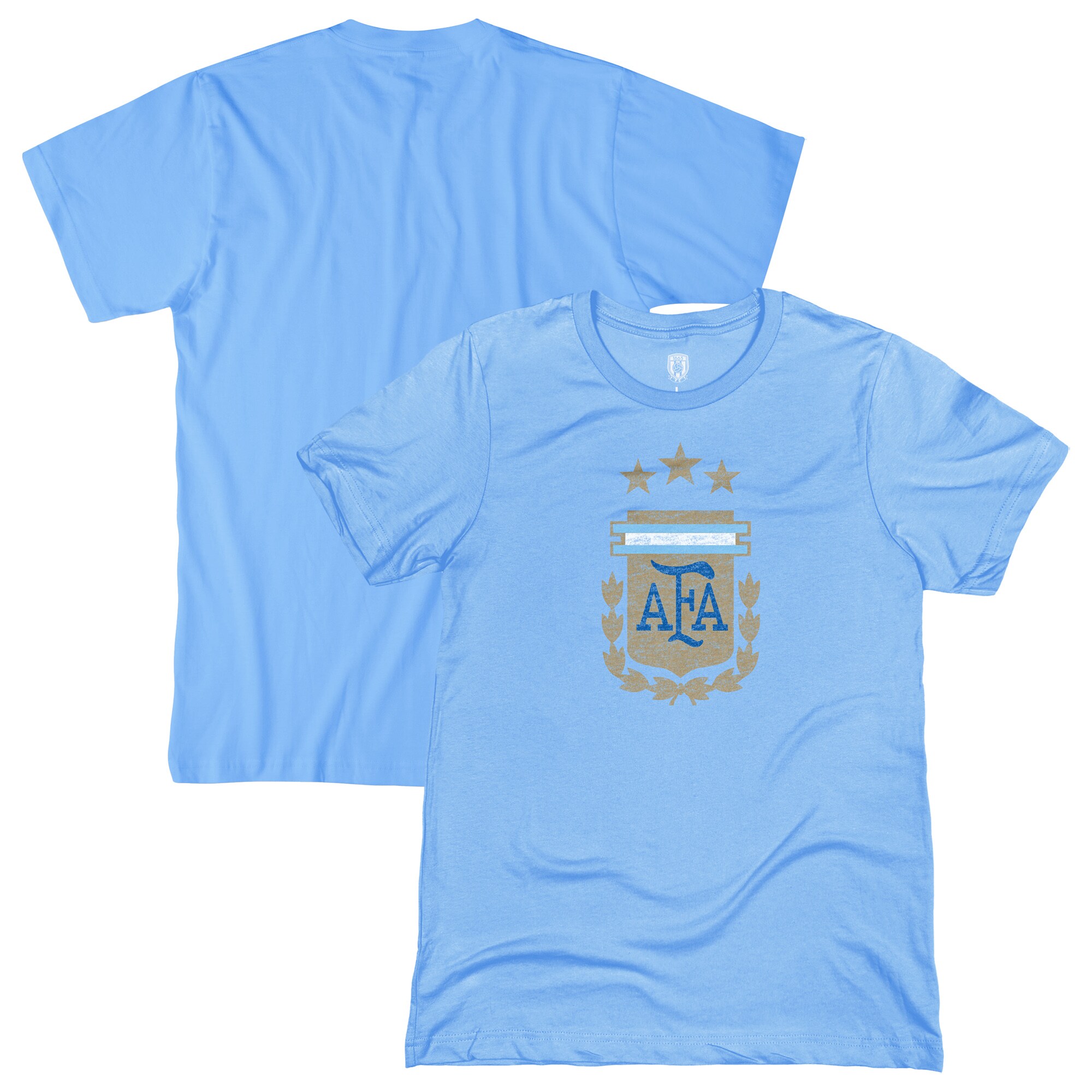 argentina national team 1863fc badge t-shirt – light blue Collection – England Football Jerseys and Shirts
