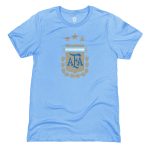argentina national team 1863fc badge t-shirt – light blue Collection – England Football Jerseys and Shirts