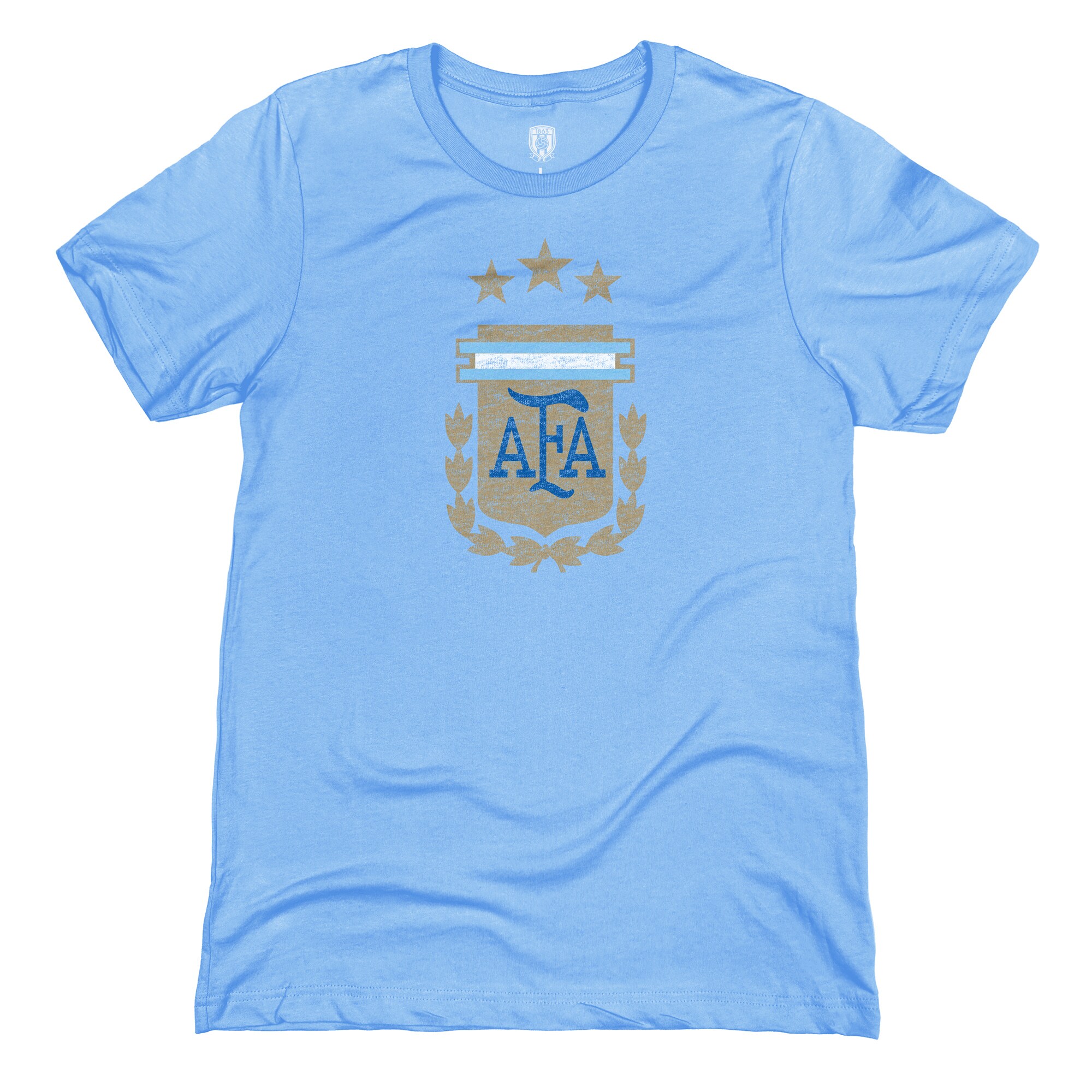 argentina national team 1863fc badge t-shirt – light blue Collection – England Football Jerseys and Shirts