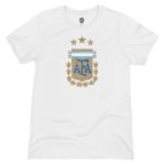 argentina national team 1863fc badge t-shirt – white Collection – England Football Jerseys and Shirts