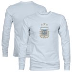 argentina national team 1863fc color badge long sleeve t-shirt – light blue Collection – England Football Jerseys and Shirts