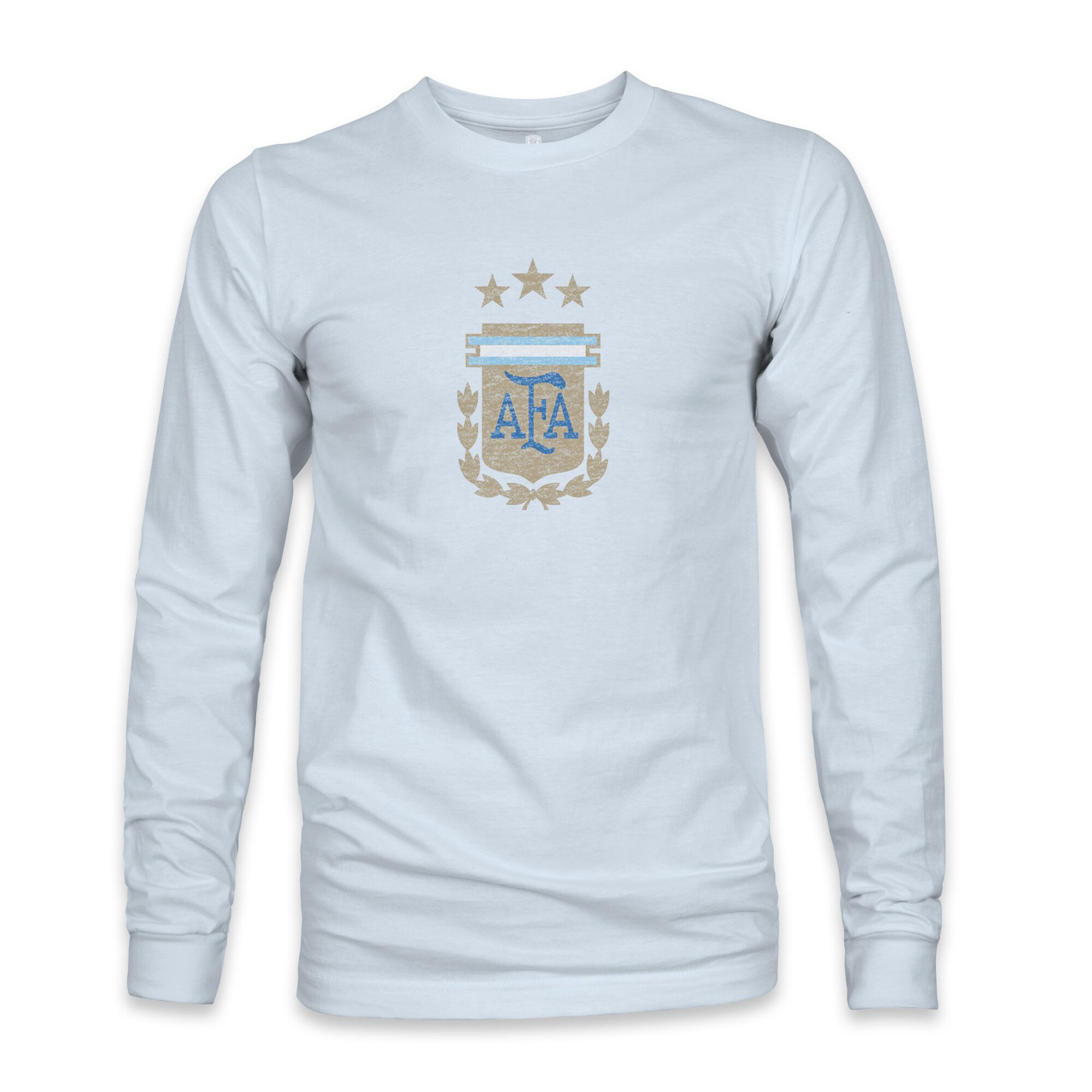 argentina national team 1863fc color badge long sleeve t-shirt – light blue Collection – England Football Jerseys and Shirts