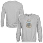 argentina national team 1863fc pullover crewneck sweatshirt – heather gray Collection – England Football Jerseys and Shirts