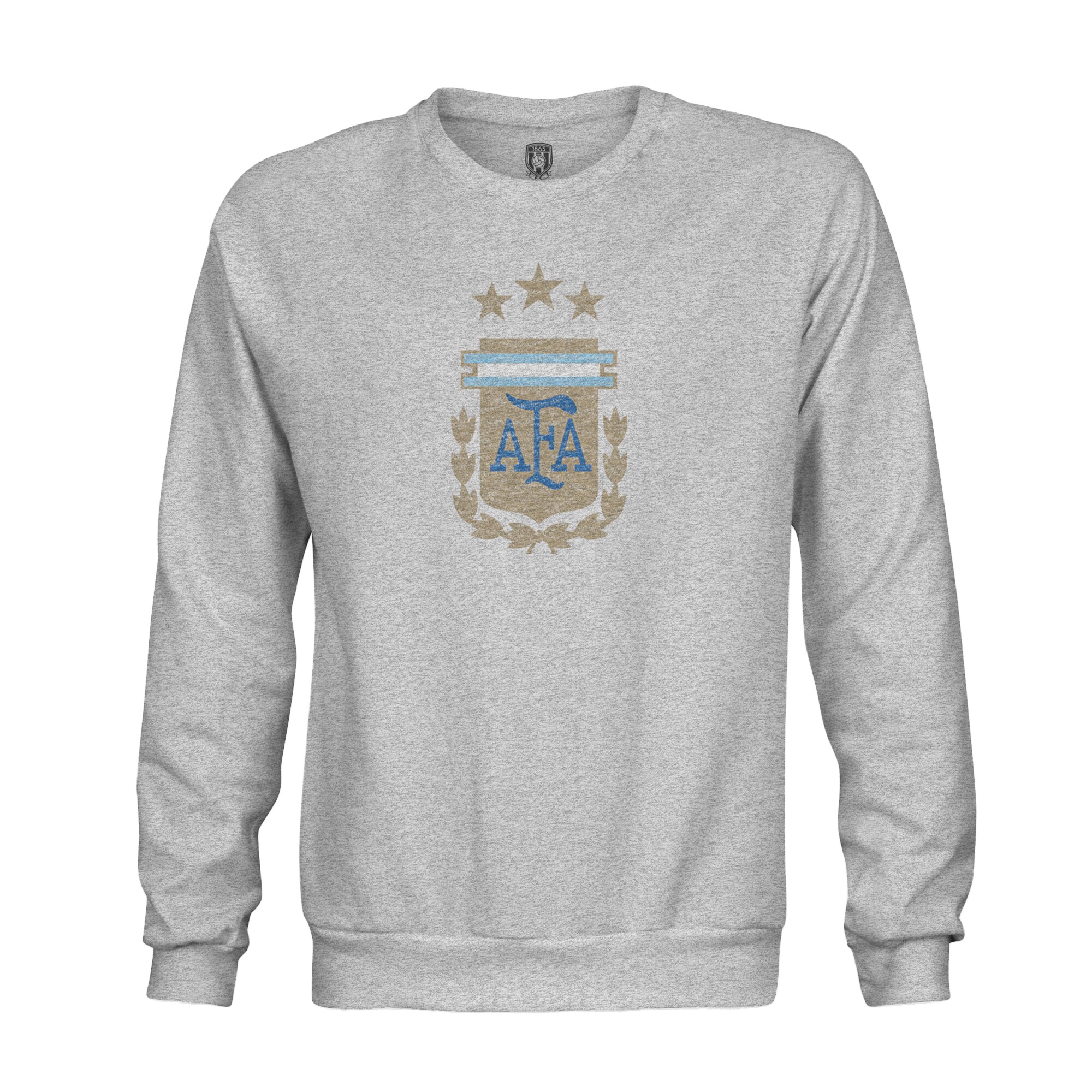 argentina national team 1863fc pullover crewneck sweatshirt – heather gray Collection – England Football Jerseys and Shirts