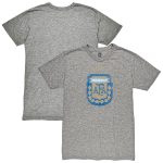 argentina national team 1863fc retro badge tri-blend t-shirt – heather gray Collection – England Football Jerseys and Shirts