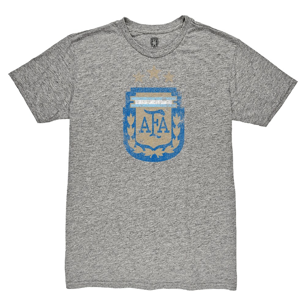 argentina national team 1863fc retro badge tri-blend t-shirt – heather gray Collection – England Football Jerseys and Shirts