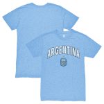 argentina national team 1863fc retro wordmark tri-blend t-shirt – light blue Collection – England Football Jerseys and Shirts