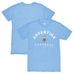 argentina national team 1863fc three-time world champions tri-blend t-shirt – light blue Collection – England Football Jerseys and Shirts
