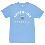 argentina national team 1863fc three-time world champions tri-blend t-shirt – light blue Collection – England Football Jerseys and Shirts
