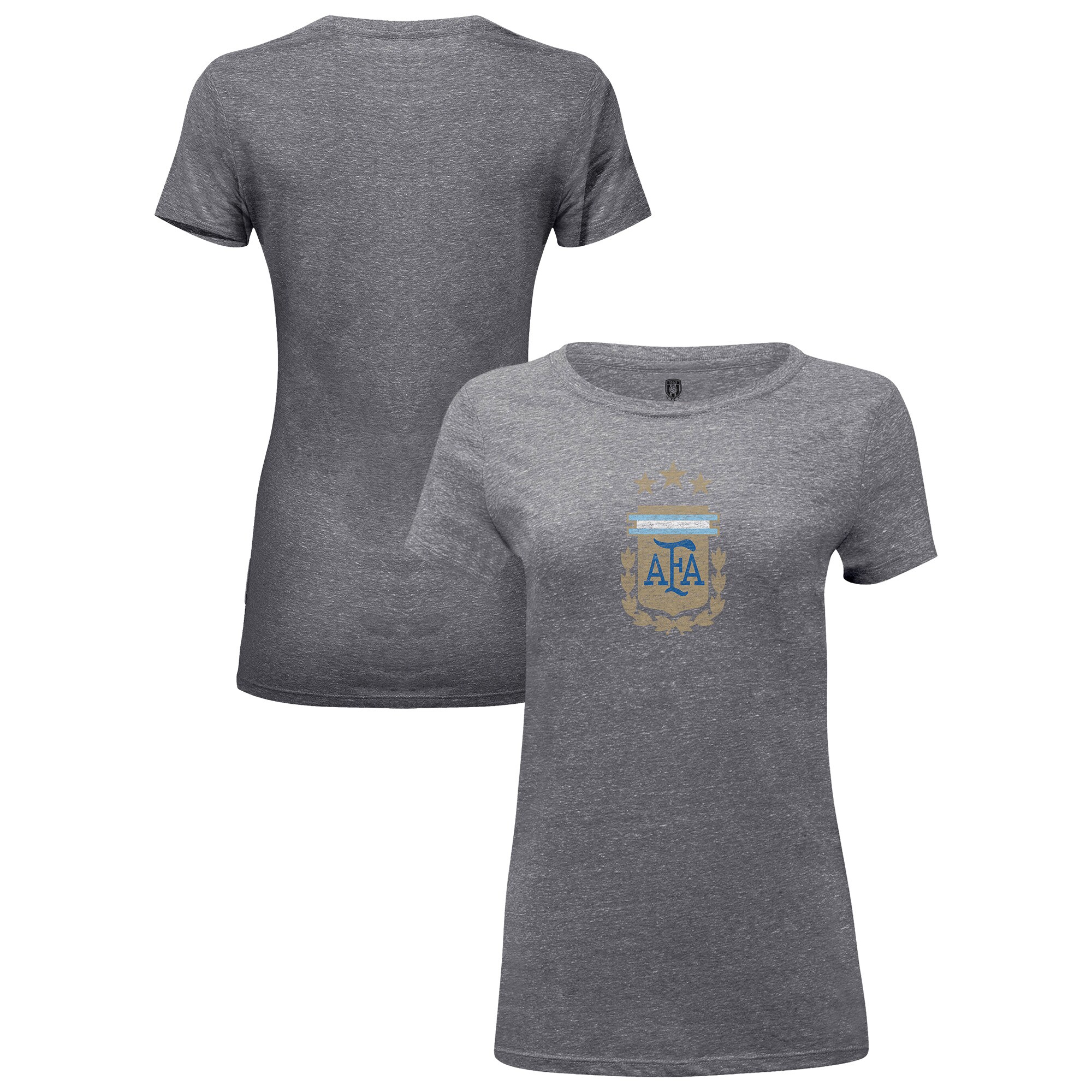argentina national team 1863fc women8217s color badge tri-blend t-shirt – heather gray Collection – England Football Jerseys and Shirts