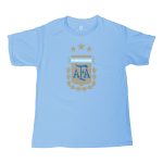 argentina national team 1863fc youth badge t-shirt – light blue Collection – England Football Jerseys and Shirts