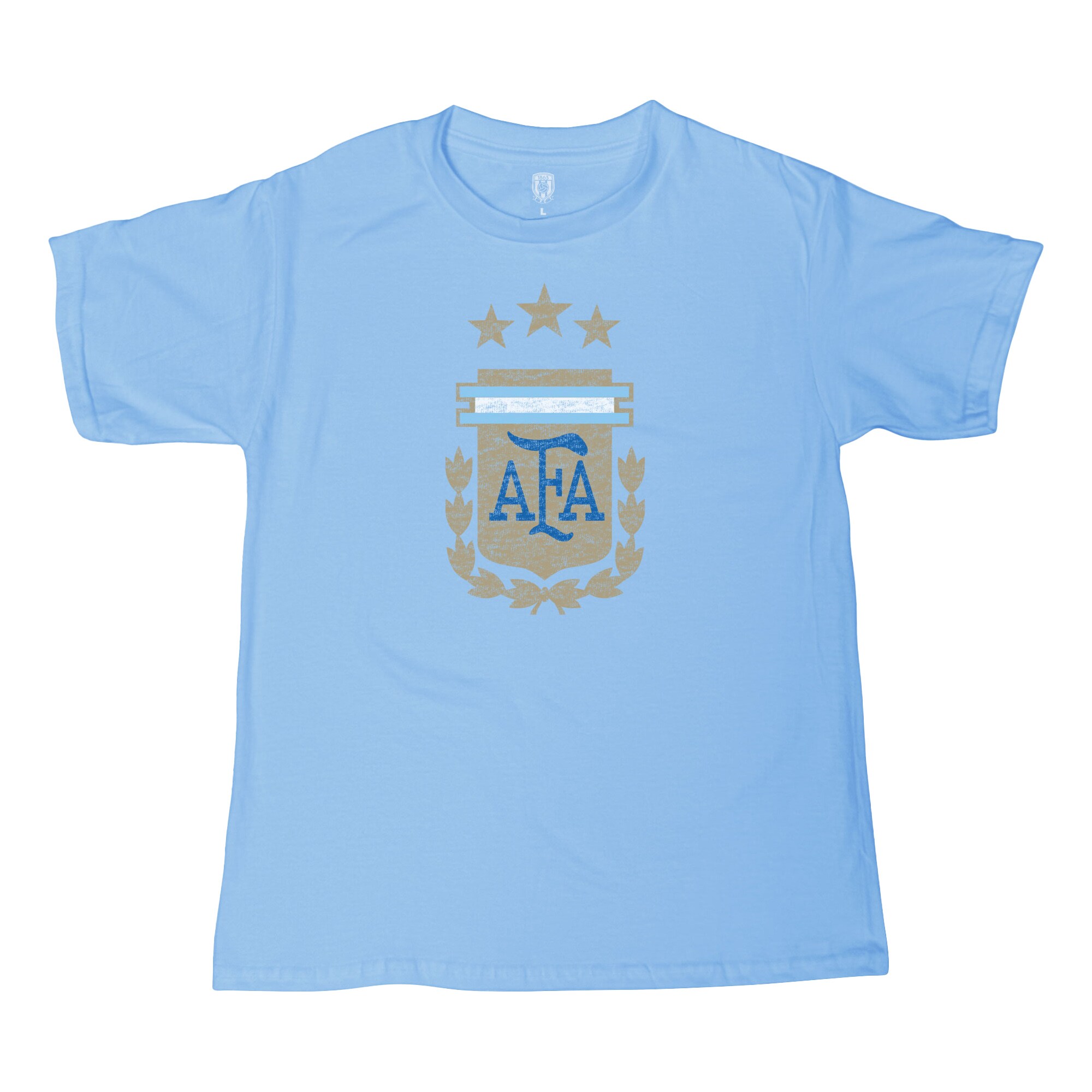 argentina national team 1863fc youth badge t-shirt – light blue Collection – England Football Jerseys and Shirts
