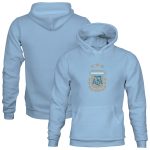 argentina national team 1863fc youth color badge fleece pullover hoodie – blue Collection – England Football Jerseys and Shirts