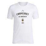argentina national team adidas 2024 copa america champions t-shirt – white Collection – England Football Jerseys and Shirts