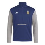 argentina national team adidas crest long sleeve half-zip top – navy Collection – England Football Jerseys and Shirts