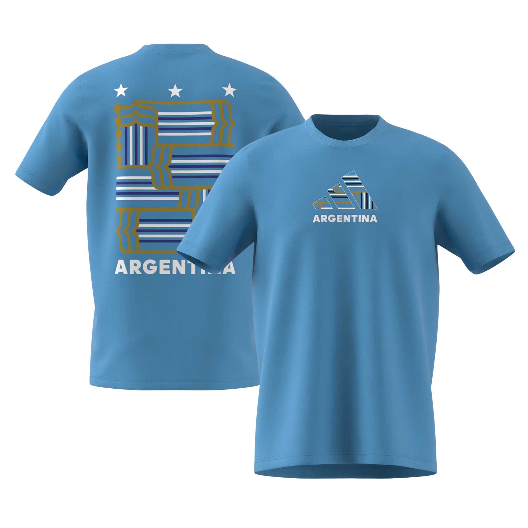 argentina national team adidas fan t-shirt – blue Collection – England Football Jerseys and Shirts