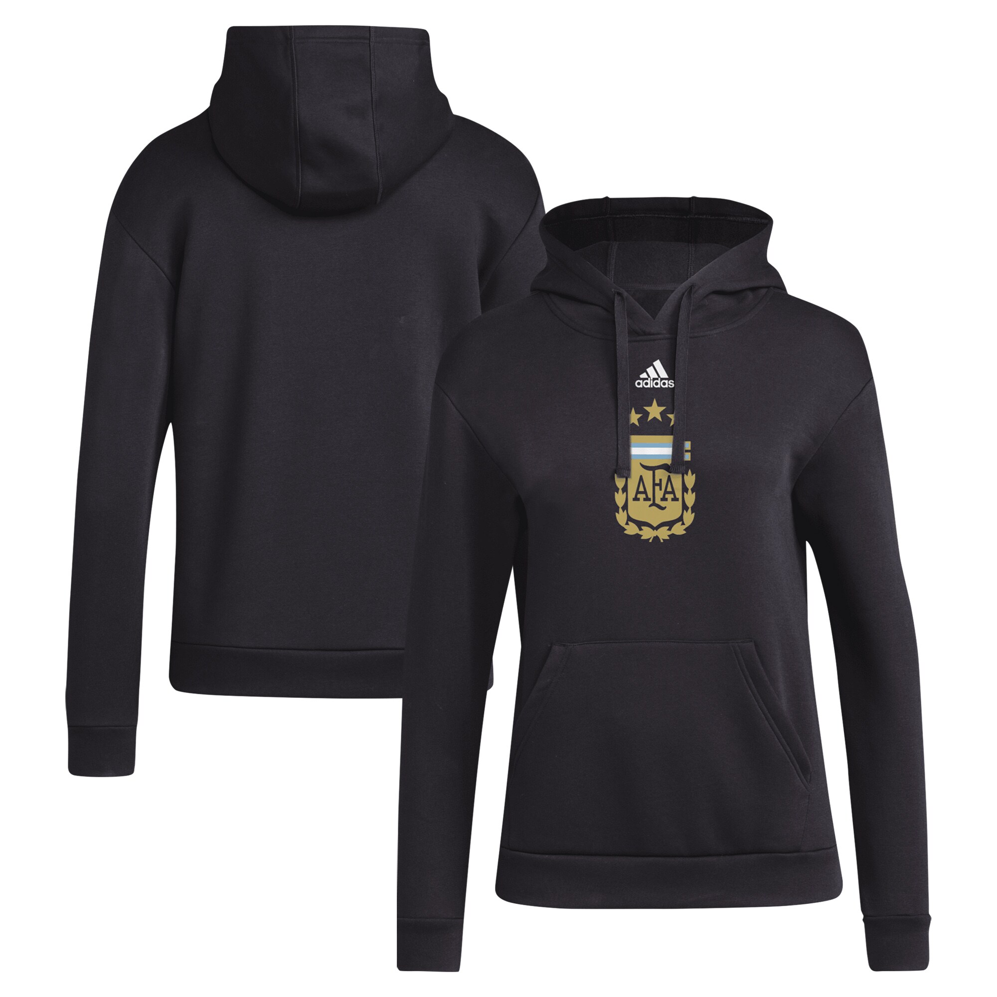 argentina national team adidas women8217s crest pullover hoodie – black Collection – England Football Jerseys and Shirts