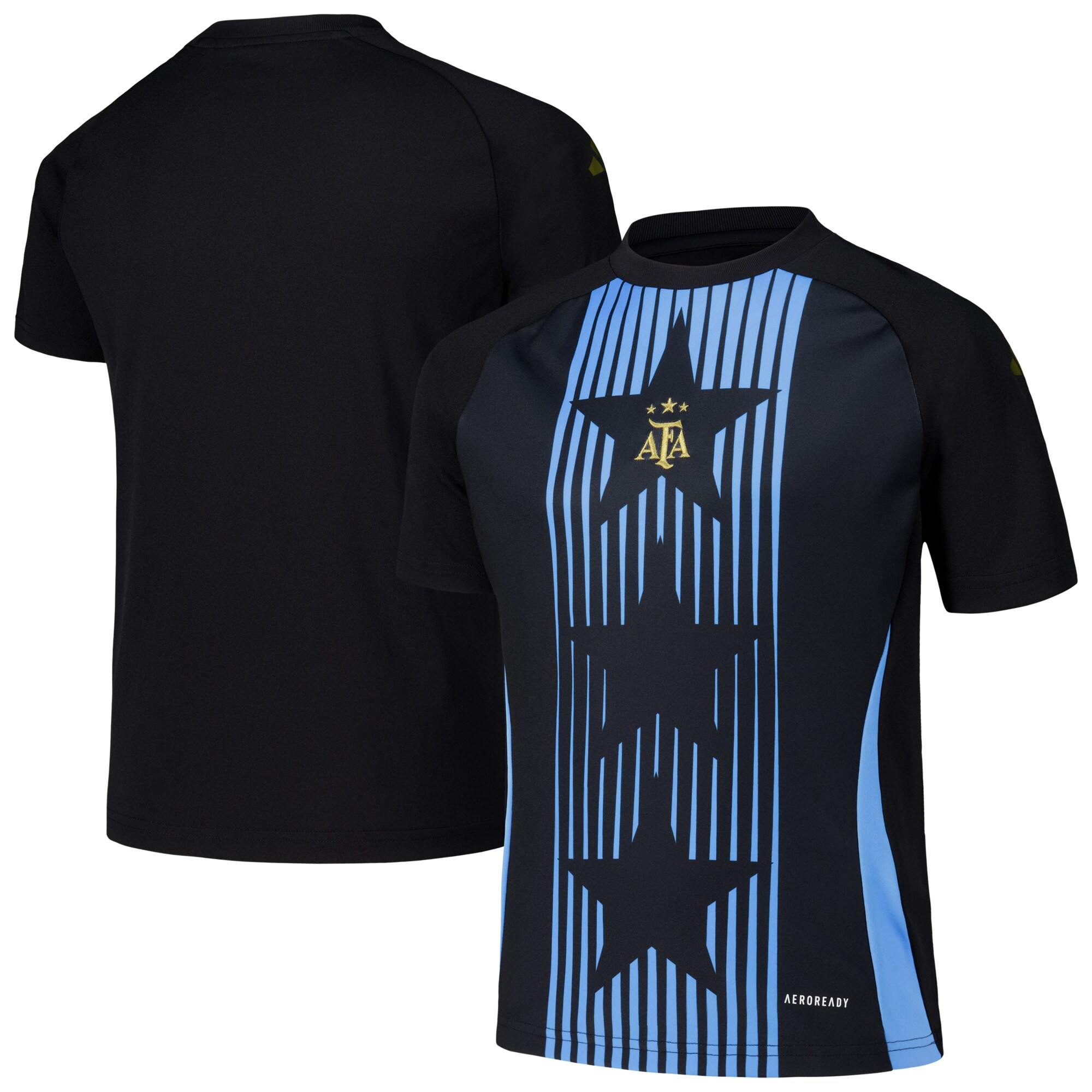 argentina national team adidas youth 2024 pre-match top – black Collection – England Football Jerseys and Shirts