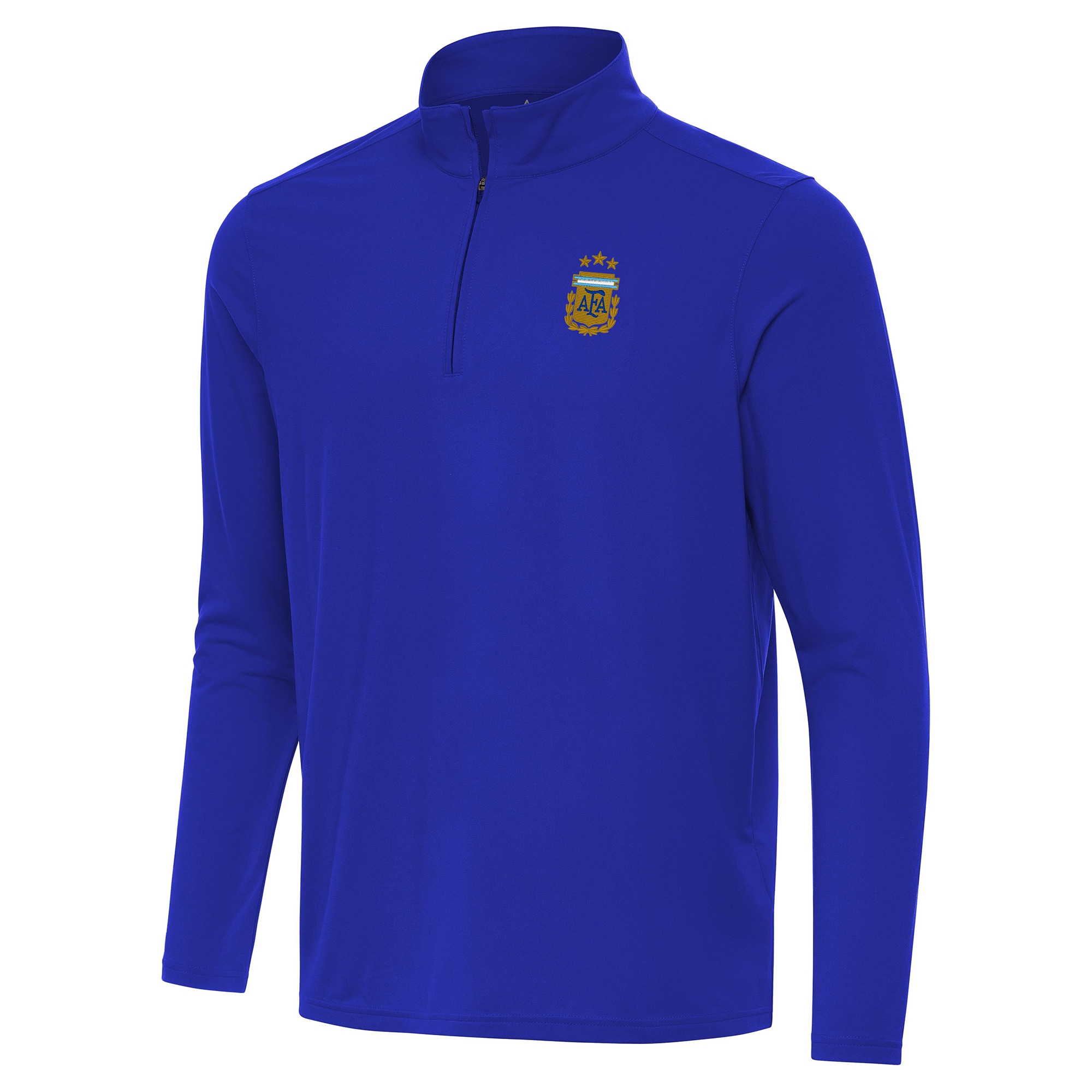 argentina national team antigua intent quarter-zip pullover top – royal Collection – England Football Jerseys and Shirts