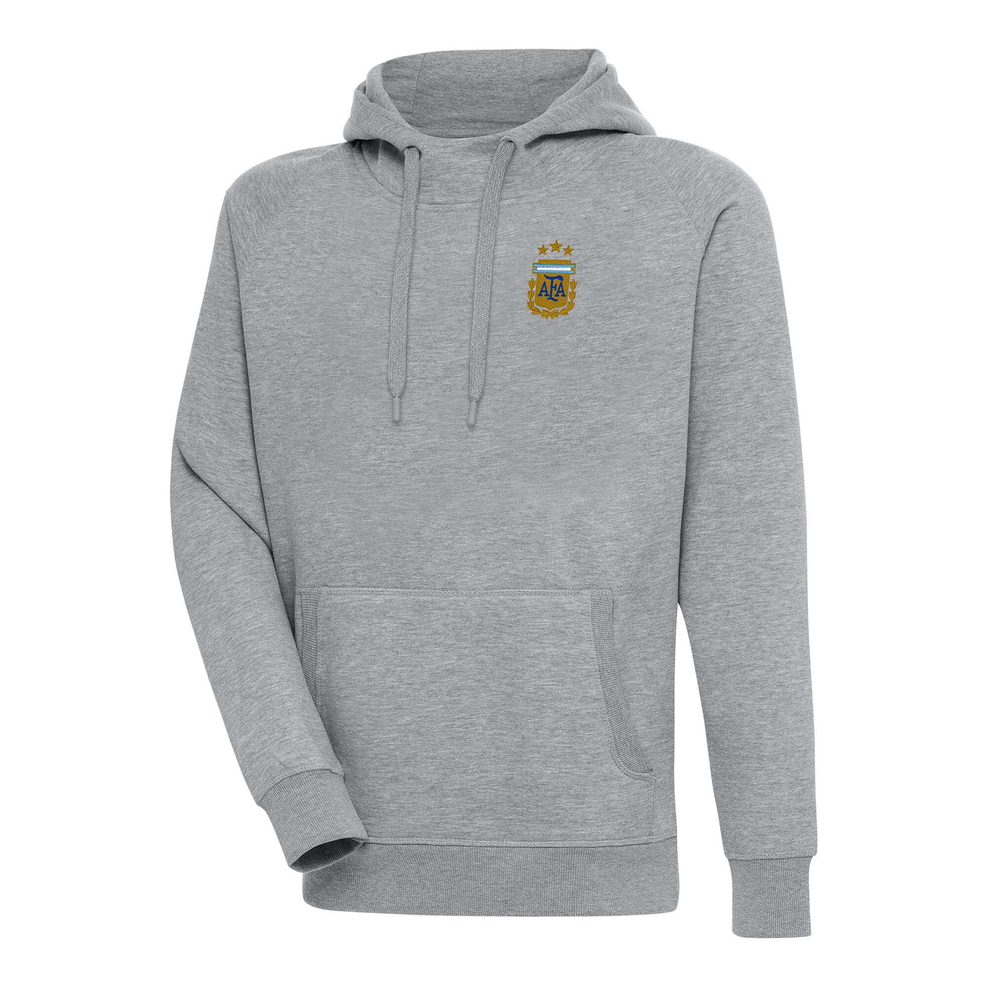 argentina national team antigua victory pullover hoodie – heather gray Collection – England Football Jerseys and Shirts