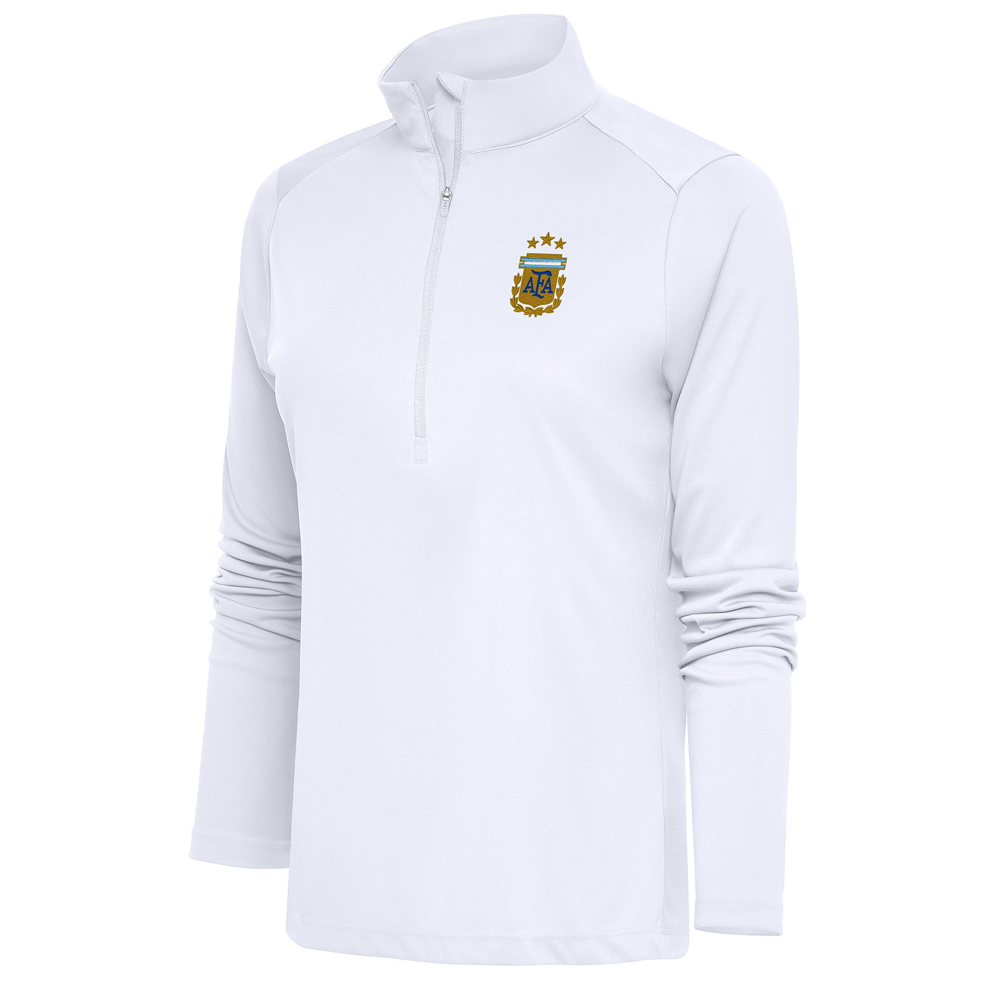argentina national team antigua women8217s tribute half-zip pullover top – white Collection – England Football Jerseys and Shirts