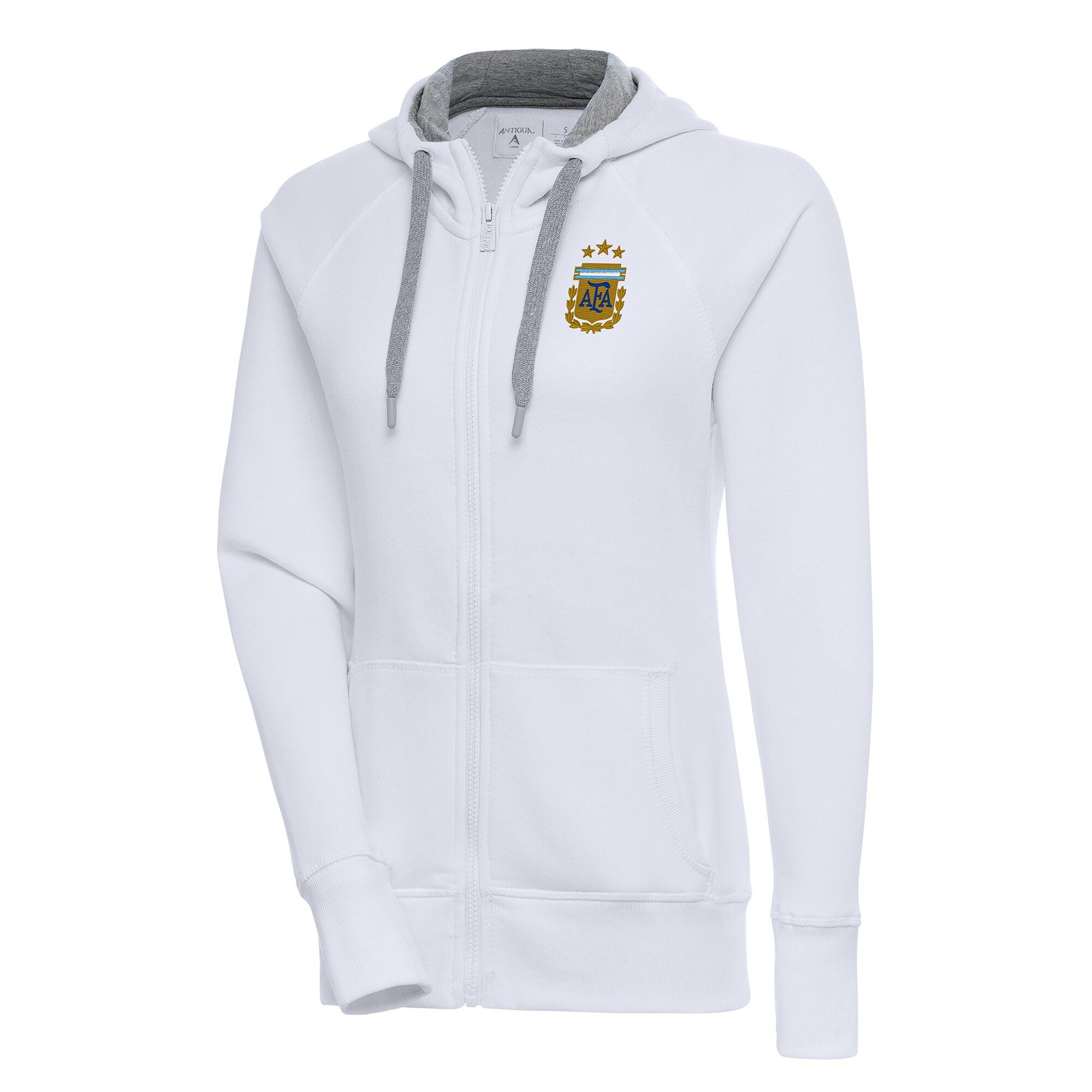 argentina national team antigua women8217s victory full-zip hoodie – white Collection – England Football Jerseys and Shirts