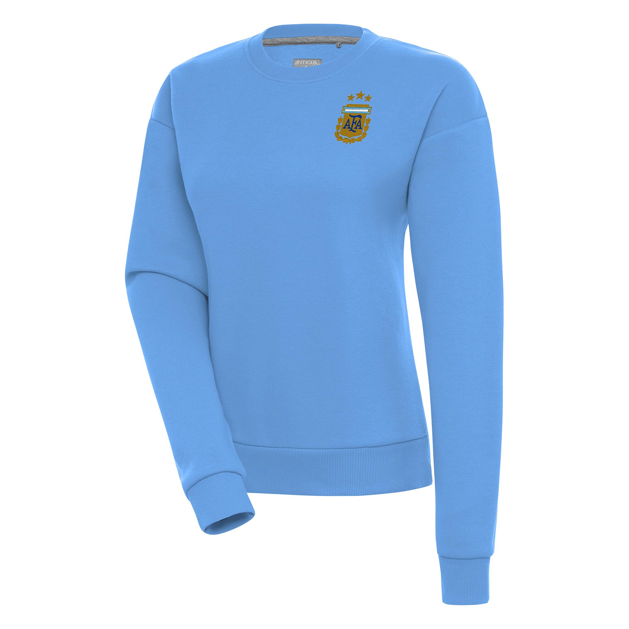 argentina national team antigua women8217s victory pullover sweatshirt – powder blue Collection – England Football Jerseys and Shirts