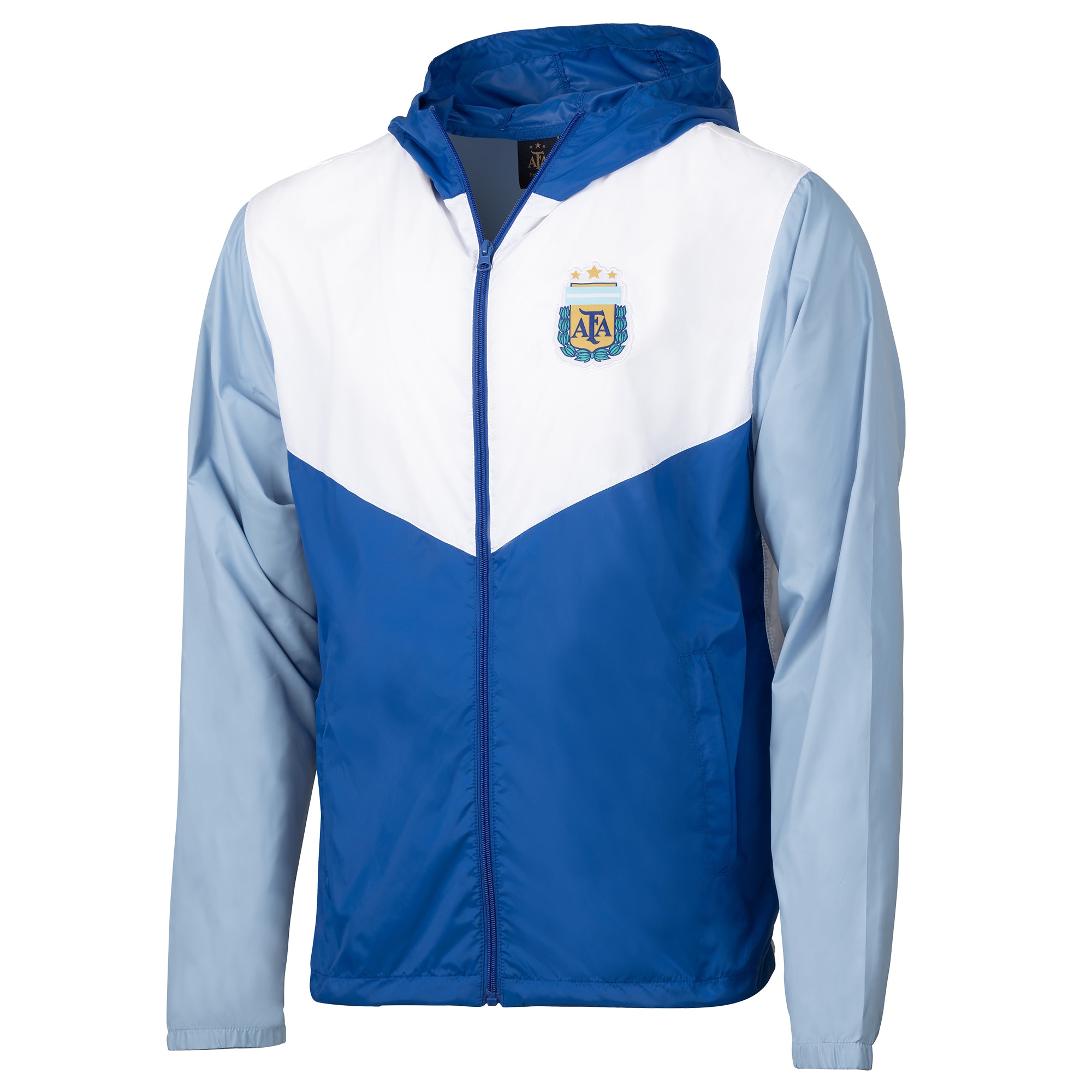 argentina national team block pro full-zip windbreaker jacket – royal Collection – England Football Jerseys and Shirts