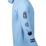 argentina national team sport design sweden relaxed hooded long sleeve t-shirt – light blue Collection – England Football Jerseys and Shirts