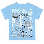 argentina national team vive la fete toddler impressions artwork t-shirt – light blue Collection – England Football Jerseys and Shirts