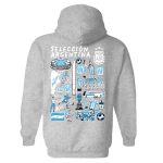 argentina national team vive la fete women8217s impressions artwork pullover hoodie – gray Collection – England Football Jerseys and Shirts