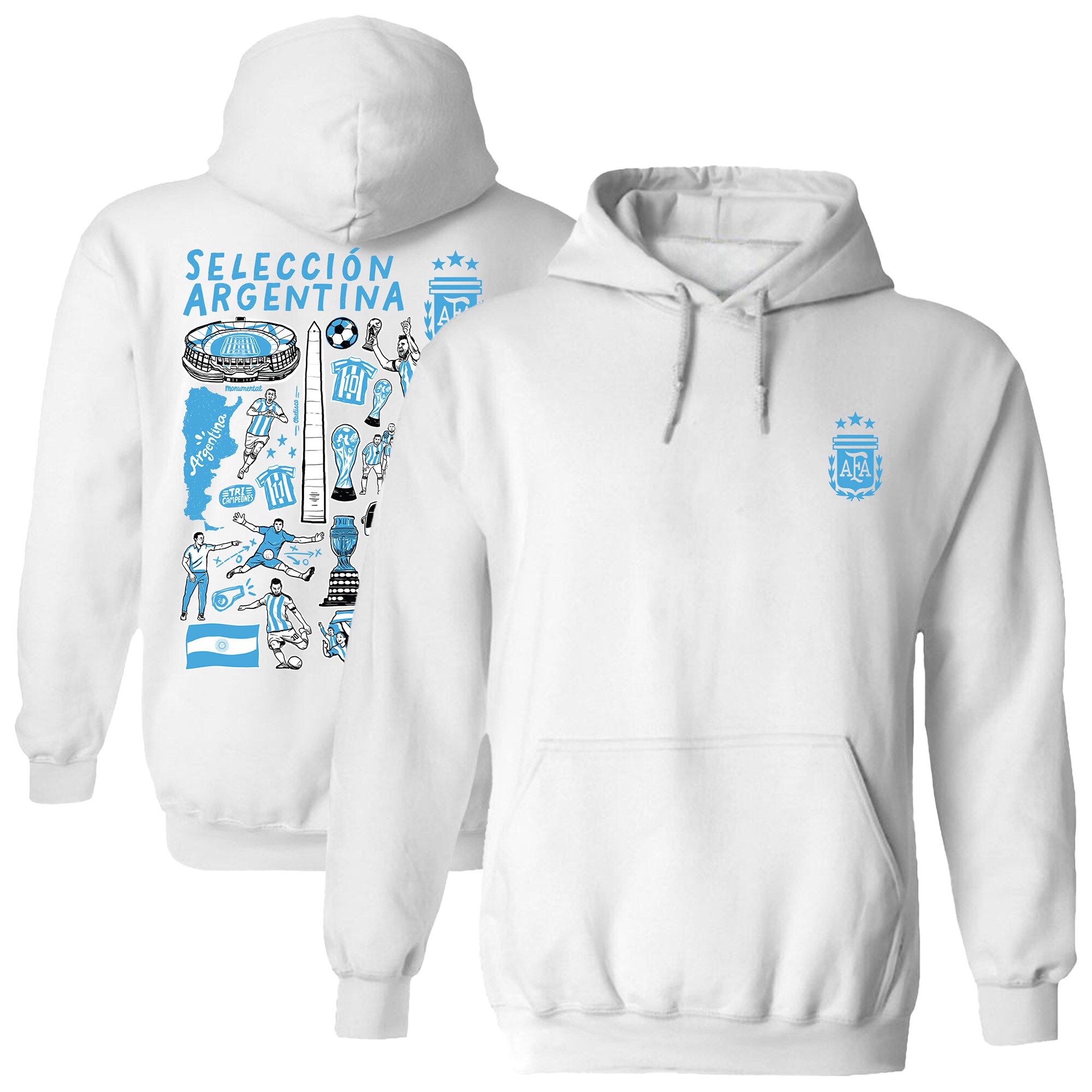 argentina national team vive la fete women8217s impressions artwork pullover hoodie – white Collection – England Football Jerseys and Shirts