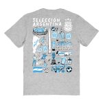argentina national team vive la fete women8217s impressions artwork t-shirt – heather gray Collection – England Football Jerseys and Shirts