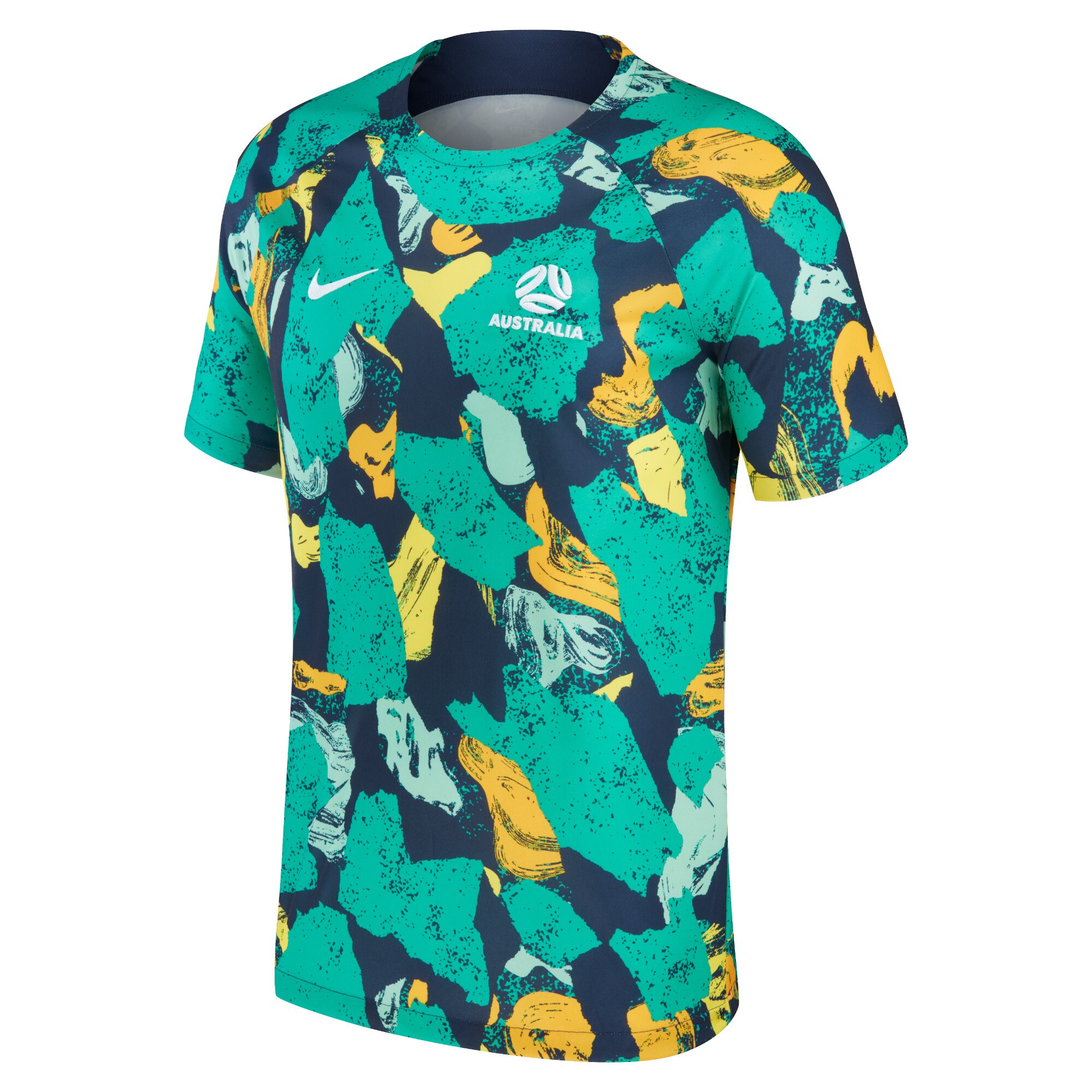 australia national team nike 202223 pre-match top – greenyellow Collection – England Football Jerseys and Shirts