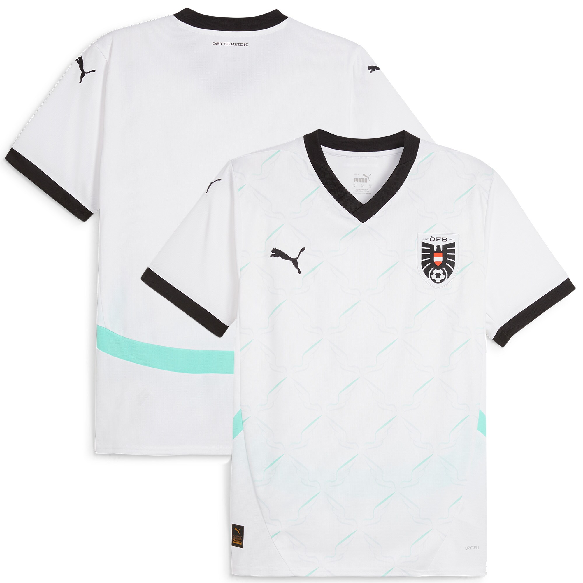 austria national team puma 2024 away replica jersey – white Collection – England Football Jerseys and Shirts