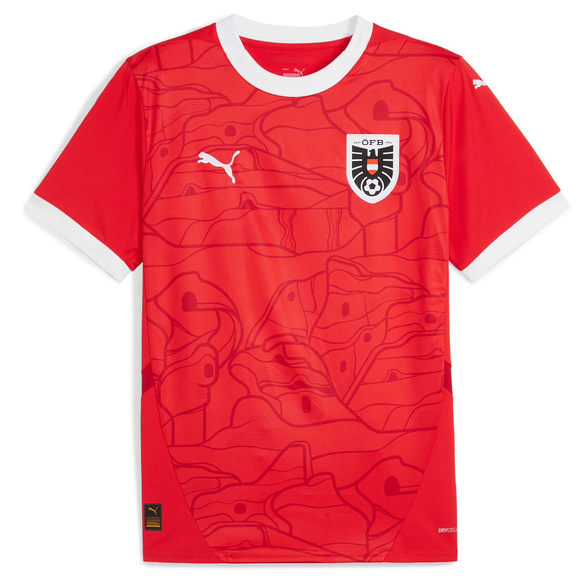 austria national team puma 2024 home replica jersey – red Collection – England Football Jerseys and Shirts
