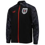 austria national team puma pre-match raglan full-zip training jacket – black Collection – England Football Jerseys and Shirts